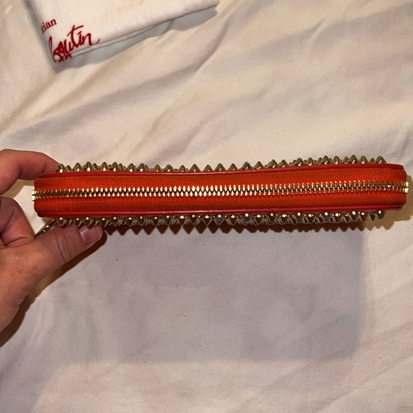 Christian Louboutin Panettone Wallet Calf P/spikes - Picture 12 of 15